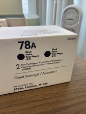HP 78A BLACK Toner Cartridge CE278AD New Sealed Box picture