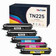 5PK TN225 (BK/C/M/Y) Toner Cartridge TN221  For  DCP-9020CDN HL-3170CDW picture