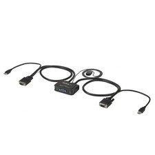 StarTech.com 2 Port USB VGA Cable KVM Switch - USB Powered with Remote Switch - picture