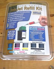 Stratitec Ink Jet Refill Kit Premium Series HP Canon Epson Compaq Lexmark Other picture