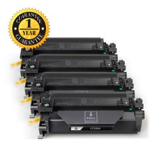 1-4PK CF226A 26A Toner Cartridge for HP LaserJet Pro M402dn M402d M402dw M402n picture