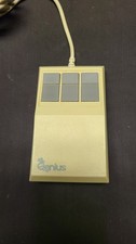 Genius Mouse GM-6 Three Button Vintage PC Computer Hardware Beige + Bonus Item picture