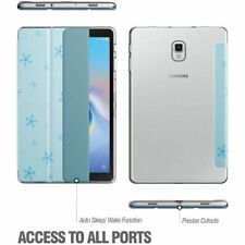 Smart Trifold Case For Galaxy Tab A 10.5 Tablet w/Sleep-Wake Cover Snowflake picture