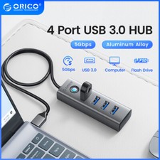 ORICO 4-Port USB 3.0 Hub Ultra-Slim Data USB Hub with 3.3ft Cable for Laptop PC picture