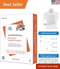 High-Quality 24 lb Printer Paper, 8.5x11 - 500 Sheets with ColorLok Technology picture