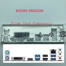 Original For Asus B450M-DRAGON Shield I/O IO Rear Baffle Backplate Motherboard picture