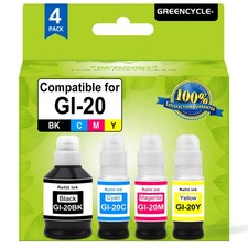 4PK GREENCYCLE 70ml BMCY Ink Refill For Canon PIXMA G7020 G6020 G5020 Printer picture