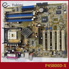 FOR ASUS P4S800D-X DDR3*4 16GB Socket 478 ATX Ｍotherboard Test OK picture