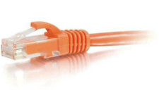 C2G 27810 1 ft Cat6 Snagless UTP Unshielded Network Patch Cable Orange 1ft NEW picture