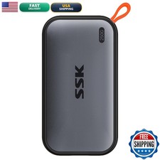 SSK SD500 Portable SSD 250GB External Solid State Drive USB C 1050MB/s picture