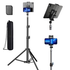 7-11in Height Adjustable Tablet Floor Stand Tripod Mount Holder for iPad 47.2