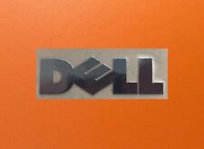 1 pcs Dell Skylake Silver Chrome Color Sticker Logo Decal Badge 22mm x 5mm picture