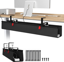 No Drill under Desk Cable Management Tray, 36 Inch Cable Management picture