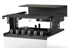 4U Fiber Optic LIU Rack Mount Panel Enclosure, Holds 12 LGX Adapter Bulkheads picture