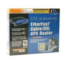 Linksys Cable/ DSL Router 4-Port Switch + BOX BEFSR41 Ver.2 Etherfast picture