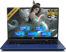 NIMO Light Gaming Laptop 32GB RAM 1TB SSD, High Performance AMD Ryzen 5 4 Cores picture