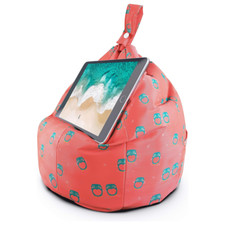 Soft Tablet Cushion Stand Pink Owl for Kids iPad Kindle Samsung Tab up to 12.9