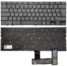 Original FRENCH KEYBOARD Lenovo Chromebook S340-14 S330 AZERTY GRAY picture