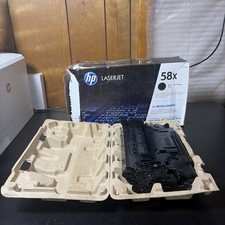 Genuine HP 58X CF258X Black High Yield Toner LaserJet Pro Damage Box picture