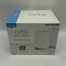 New NETGEAR Orbi Tri Band WiFi 6 RBK752-100NAS Home Mesh Wi-Fi System picture