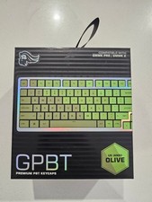 Glorious GPBT-O PC Pro Gaming Key Cap Set Olive Green AU New And Sealed  picture