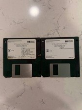 Vintage 1997 HP DeskJet 670C Printer Software Drivers 2 Floppy Disks 3.5 UNTESTE picture