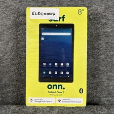 NIOB ONN Surf Generation 2 8in Tablet 32GB 2GB RAM w/ Android 11 Bluetooth Black picture