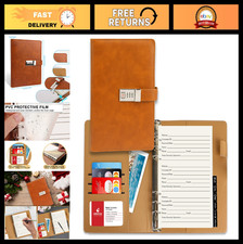 Password Book with Alphabetical Tabs & Lock - 302 Pages, Refillable Logbook, Lar picture