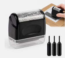 Identity ID Theft Protection Roller Stamp Guard Privacy Confidential Data Secure picture