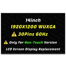 14in LP140WU1-SPB2 1920X1200 30Pins Non-Touch IPS LCD Screen Display 5D11D96811 picture