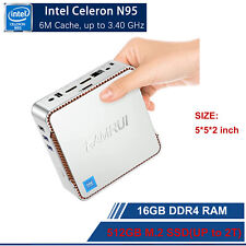kamrui 4k UHD MINI PC windows 11 home Intel N-95 16GB DDR4 RAM 512GB M.2 SSD ROM picture