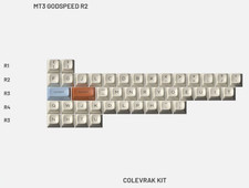 DROP + MiTo MT3 Godspeed R2 Keycap Set Colevrak Kit MDX-34409-18 picture