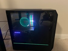 Custom gaming rig. AMD Risen 7, 32 GB Ram, 1TB SSD. Glass panel with custom RGBs picture