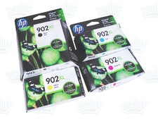 4pk Genuine HP 902XL High Yield Black/Color OfficeJet 6960 6968 Exp: 2023+ picture