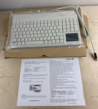 Cherry SPOS G86-62401EUAEAA Beige 123-Key, USB Keyboard w/ Touchpad -Tested picture