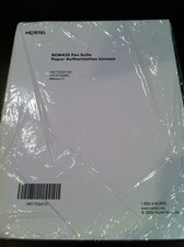 Nortel Avaya BCM450 Fax Suite Messaging Auth Code NTC01034KC Keycode License picture