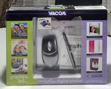 Wacom Graphire3 4x5 USB Tablet,Pen, Mouse & Software Bundle CTE430GR New Sealed picture