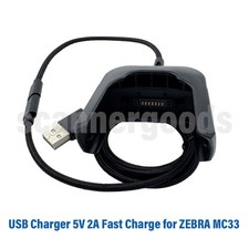 Fast Charging USB Charger Cable Replacement CBL-MC33-USBCHG-01 for ZEBRA MC33 picture
