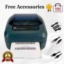 Zebra GK420d Direct Thermal Barcode Label Printer USB Ethernet 1 YR WARRANTY picture