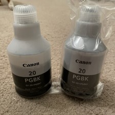 Canon GI-20 Ink  (Black ) Continuous ink Megatank Printers 1 Full 1 Almost Full picture