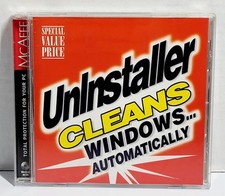 Rare Vintage 1999 Uninstaller Cleans Windows Automatically 95/98 (PC CD-ROM)   picture