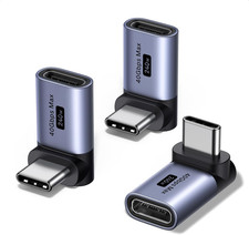 UGREEN 90 Degree USB C Adapter 3 Pack, Right Angle Male to Female Converter | 40 picture