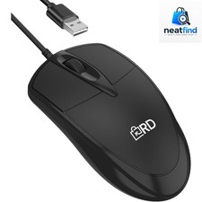 Compact 3-Button USB Mouse with Durable Design & Cross-Platform Compatibility picture