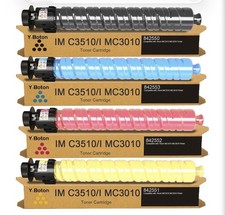 For Ricoh IMC3010 IMC3510 842550 4x Toner Cartridge Black Cyan Magenta Yellow picture