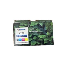 Hirmod 910e XL Ink Cartridge 4-Pack for HP Black Cyan Magenta Yellow picture