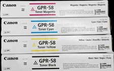GPR-58 GENUINE CANON TONER SET picture