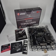MSI B450 Tomahawk AMD Ryzen AM4 Motherboard Untested Parts Repair  picture