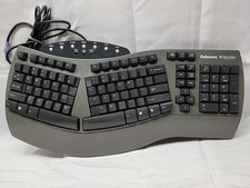 Fellowes Microban Ergonomic Wired PS/2 Keyboard KB-9938  picture