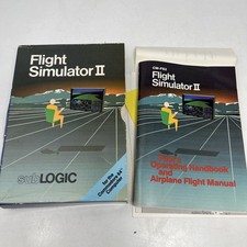 Commodore 64 Flight Simulator II A2-FS2 SubLogic NO GAME DISK 80s picture