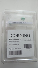Corning # FL2-LCA-900-SM-6 Splice-On Connector SM LC/APC 900UM 6PC picture